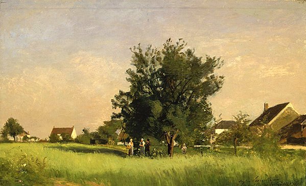 Paisagem de Eugene Antoine Samuel Lavieille