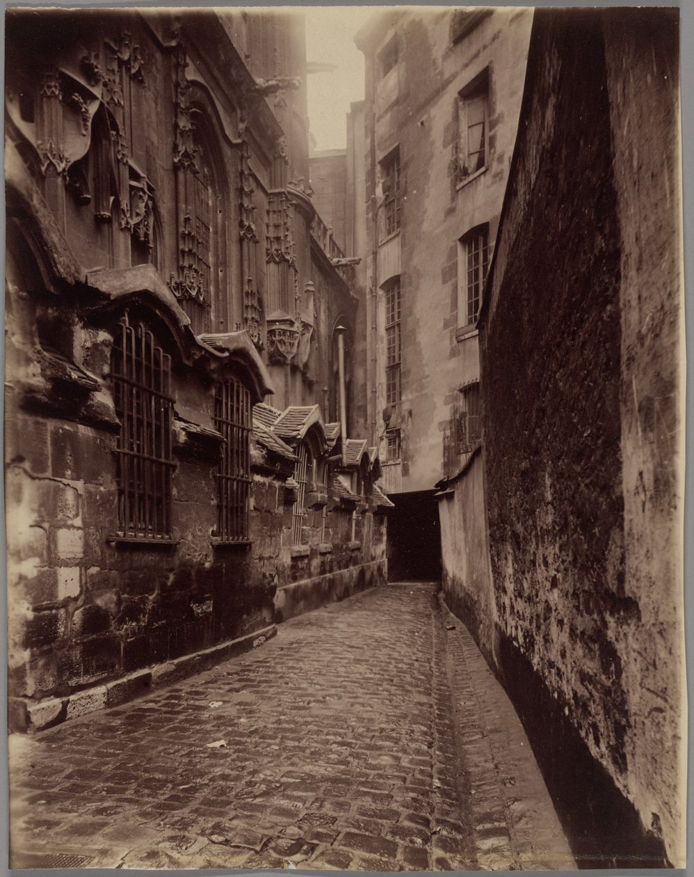 Antigo ossário de Saint-Gervais-Saint-Protais, rue François Miron de Eugène Atget