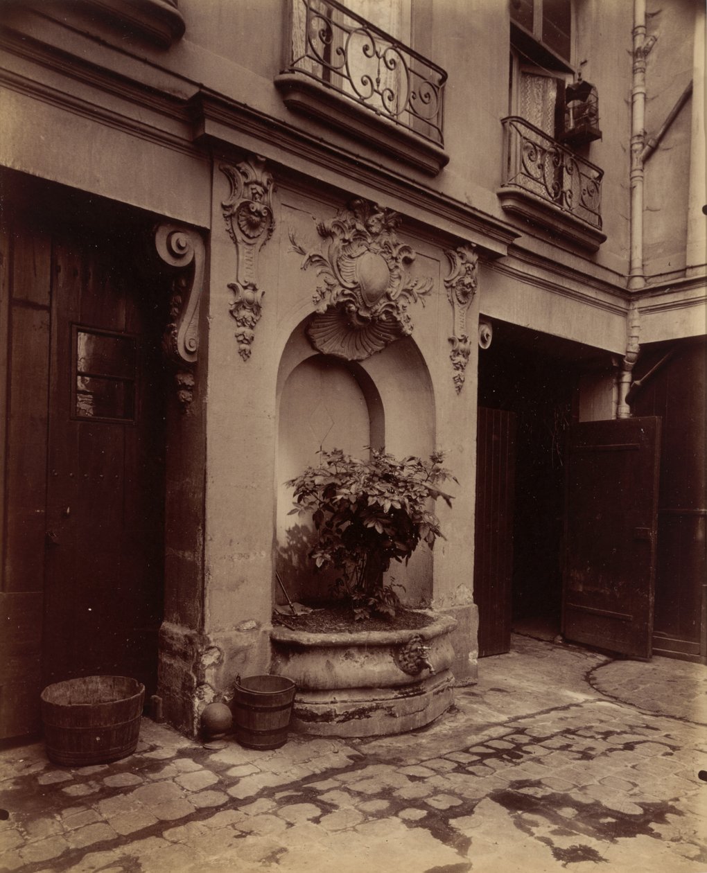 Antigo Hôtel des Parlementaires, 3 Rue des Lions de Eugène Atget