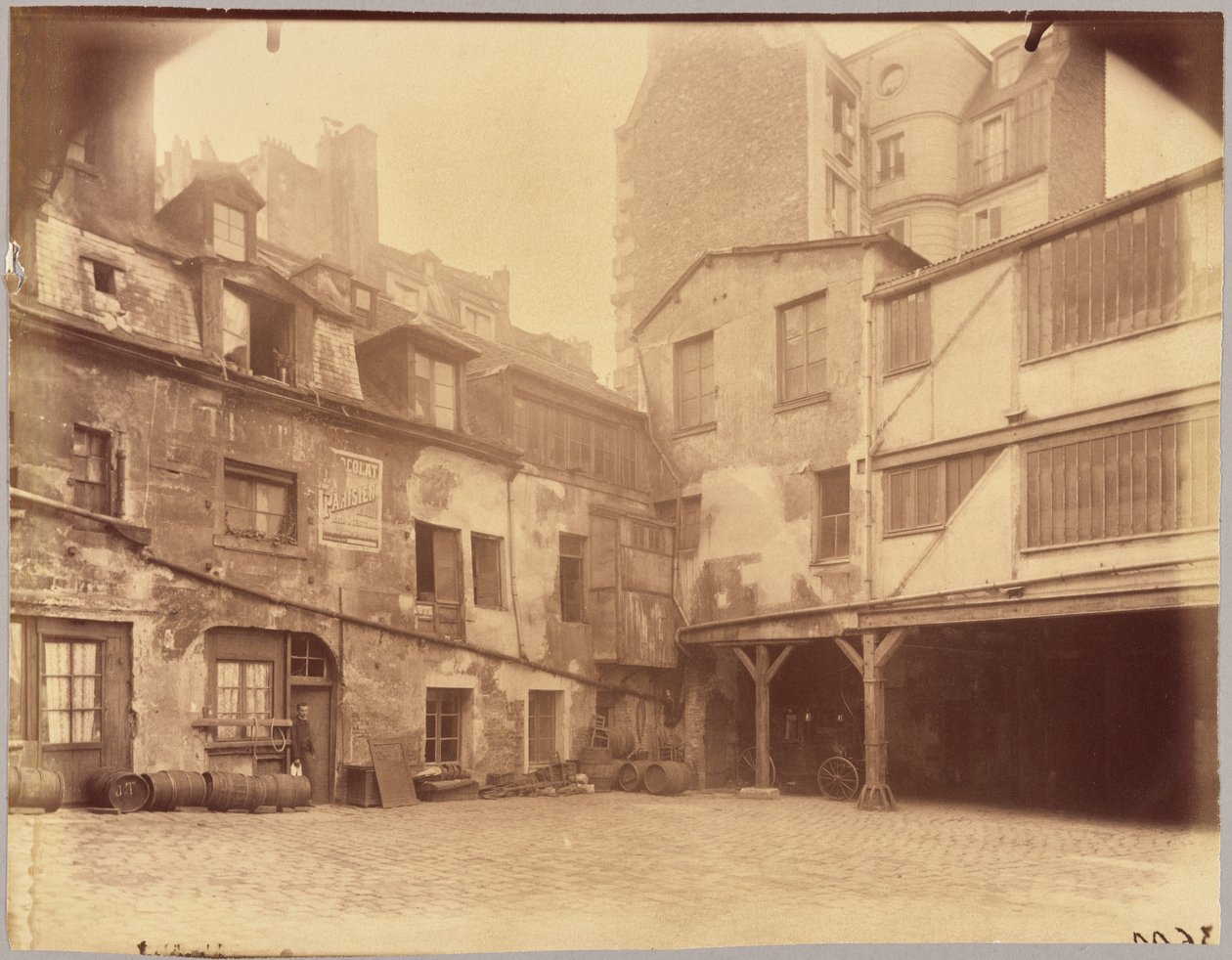 Estalagem do Cavalo Branco, rue Mazet 5 de Eugène Atget