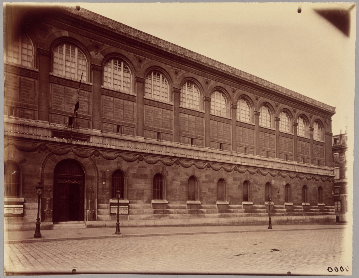[Bibliothèque Sainte-Geneviève, Place du Panthéon] de Eugène Atget