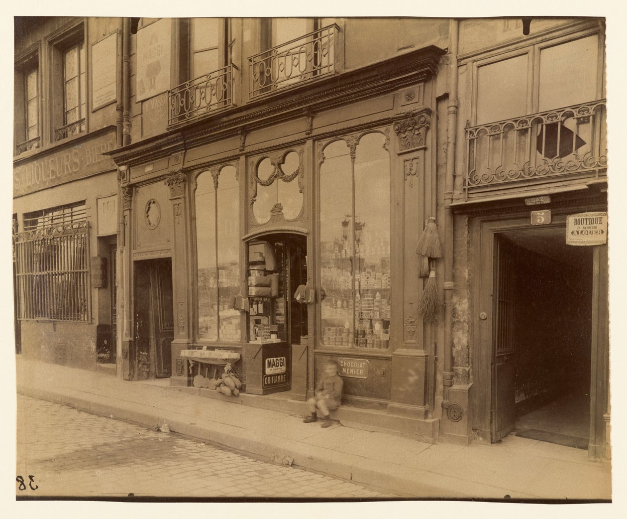 Loja Luís XVI, 3 quai Bourbon de Eugène Atget