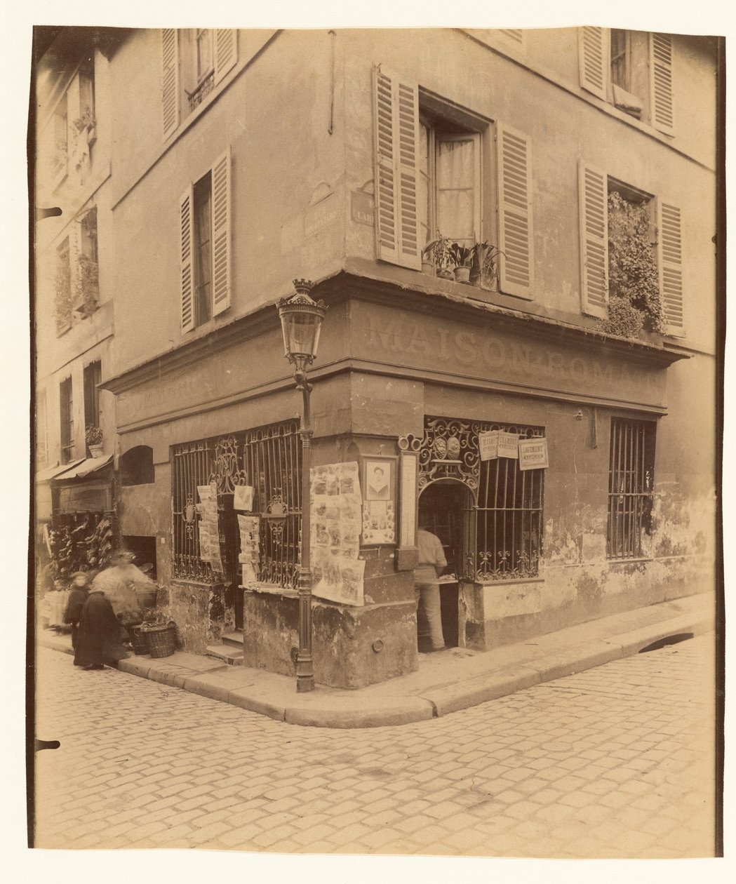 Cabaret, Rue Mouffetard de Eugène Atget