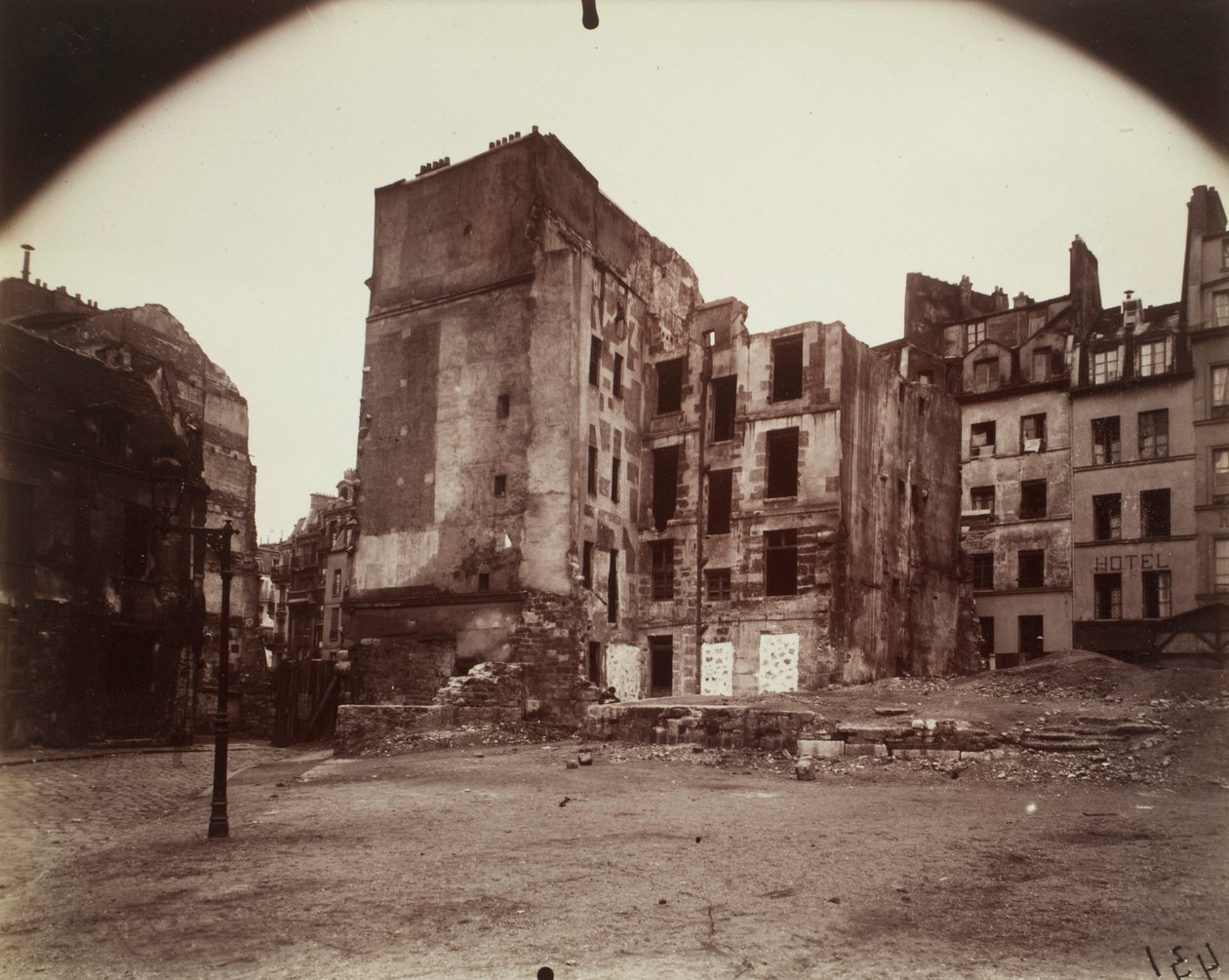 Esquina, rue du Cimetière Saint-Benoît de Eugène Atget