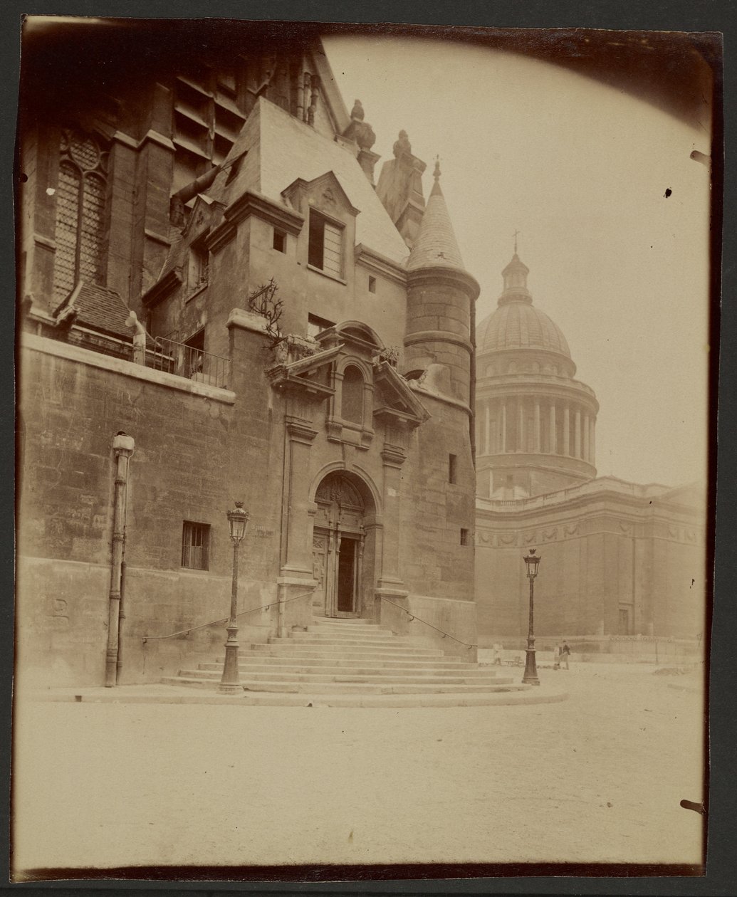 [Igreja de Saint-Étienne-du-Mont e Panteão] de Eugène Atget