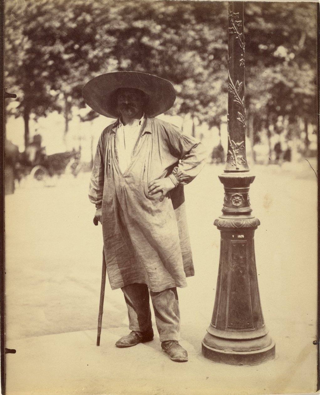Fort de la Halle (carregador de mercado) de Eugène Atget