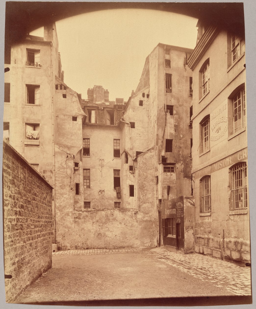 Beco sem saída du Bœuf, rue Valette de Eugène Atget