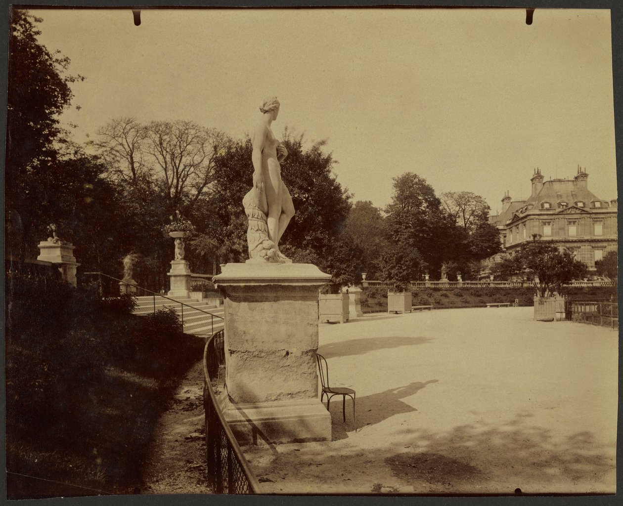 Jardim do Luxemburgo de Eugène Atget