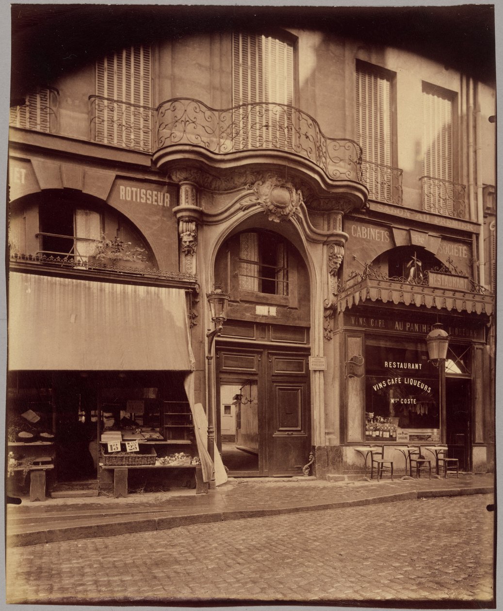 Casa na Rue Saint-Jacques de Eugène Atget