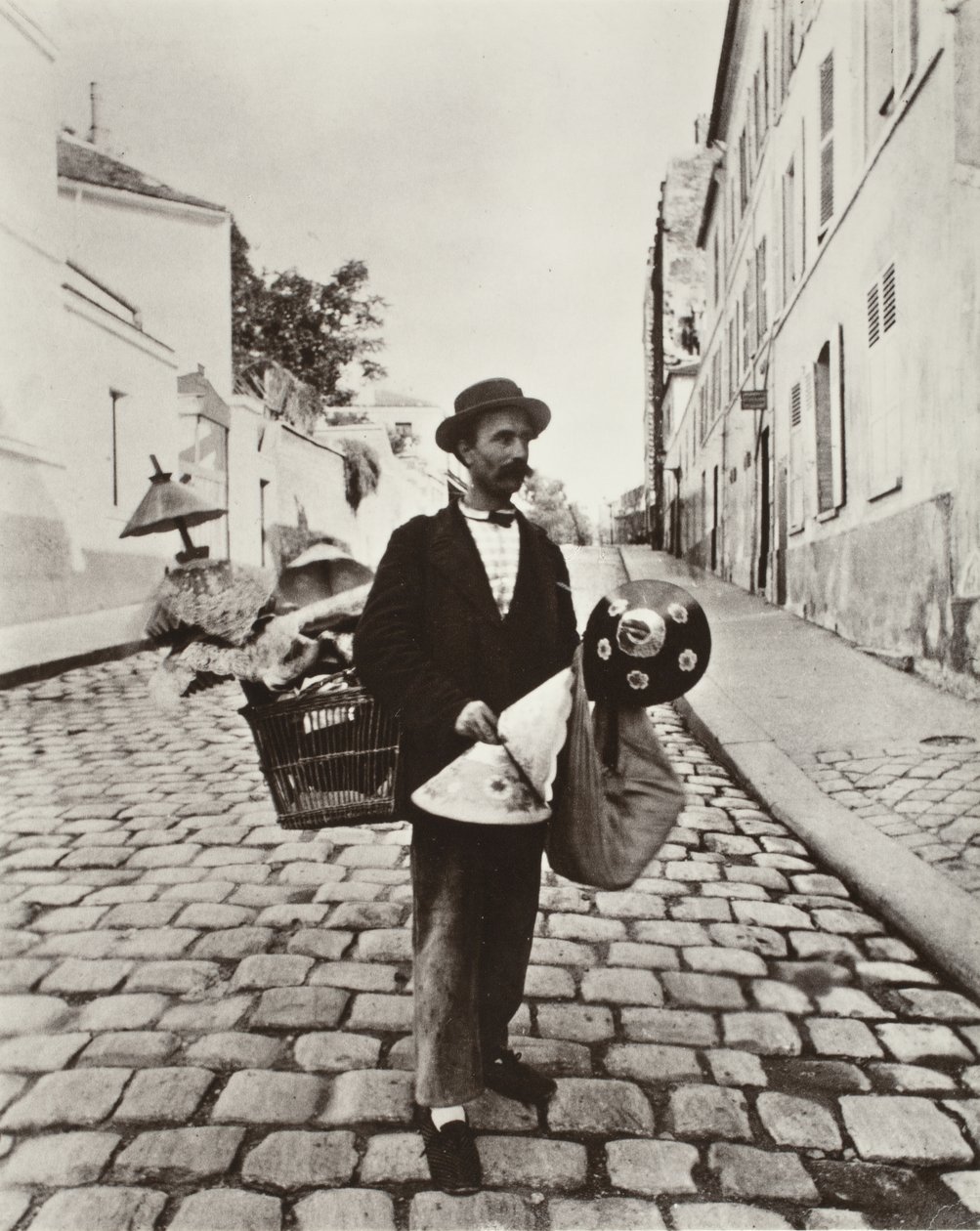 Vendedor de abat-jours de Eugène Atget