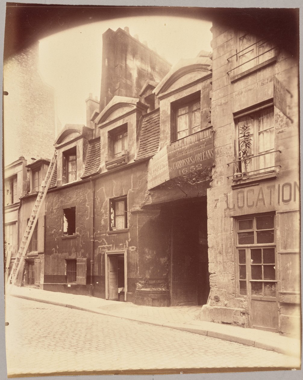 Rue Mazet de Eugène Atget