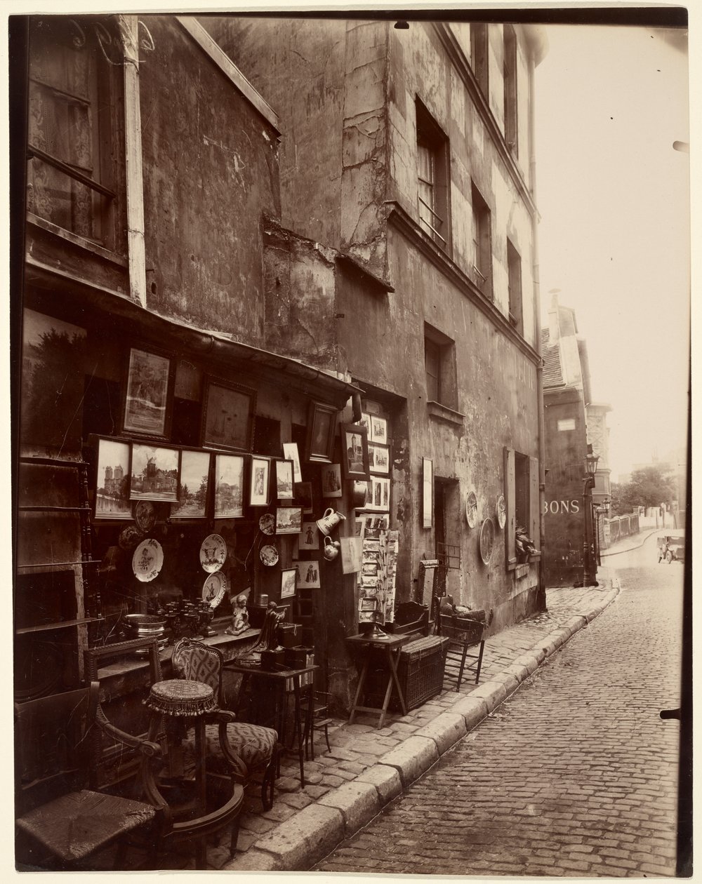 Rue Norvins de Eugène Atget