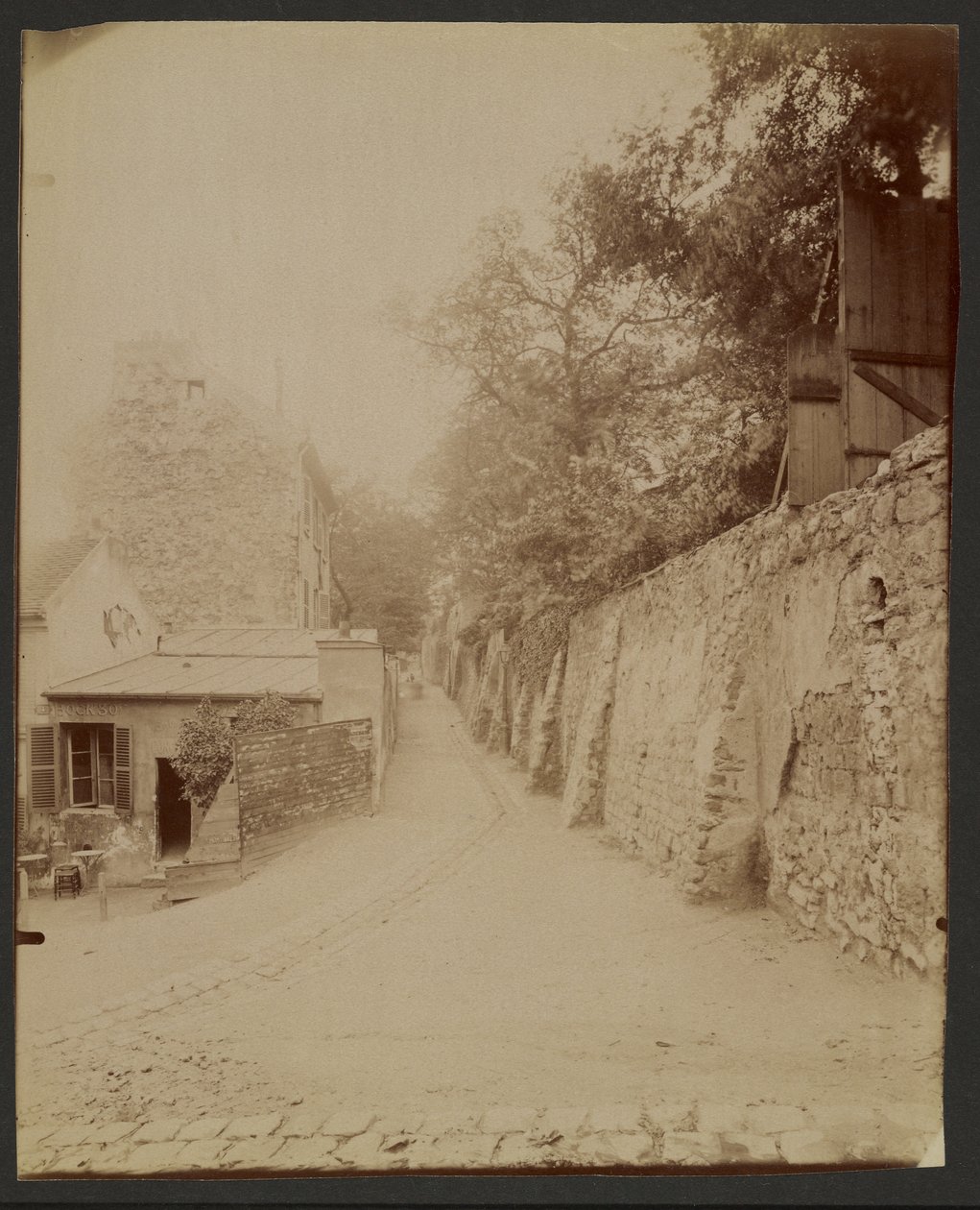 Rua Saint-Vincent, Montmartre de Eugène Atget