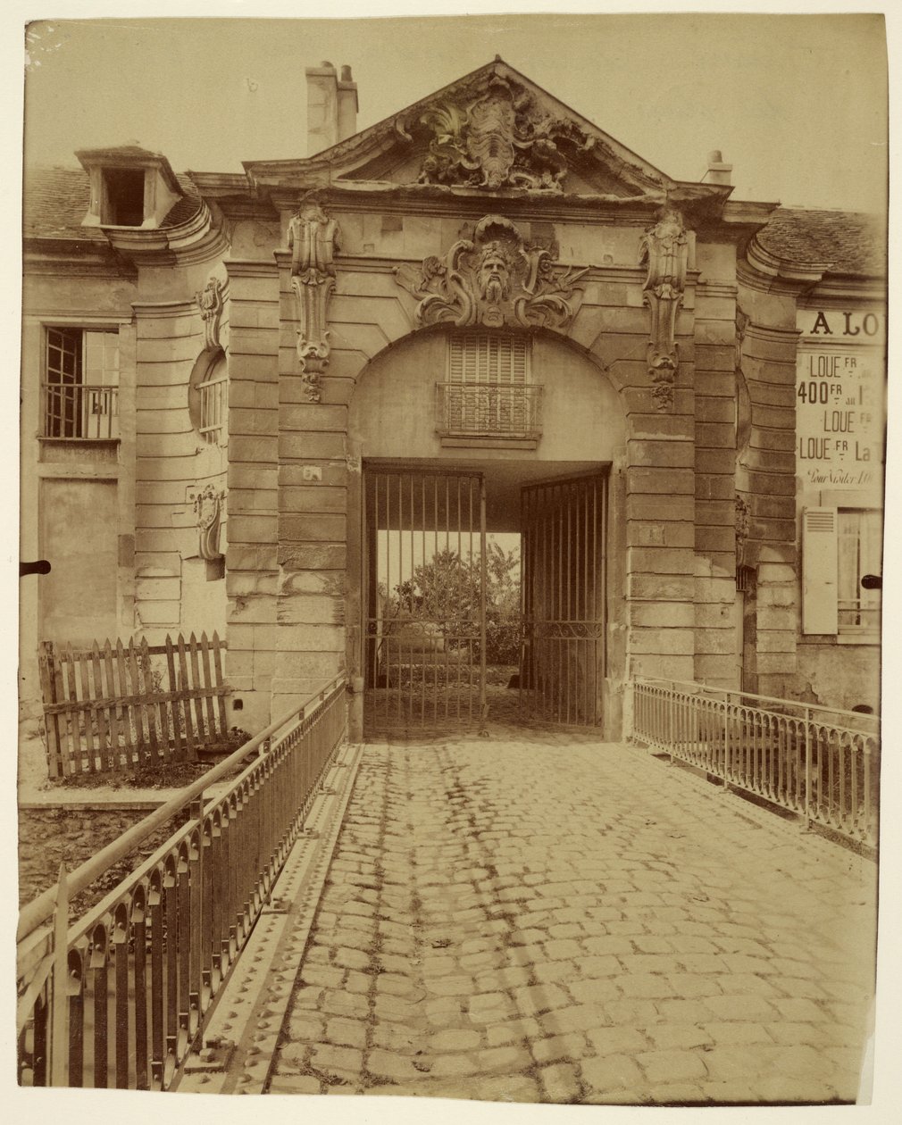 Stains, antigo pied-à-terre dos duques de Orléans de Eugène Atget