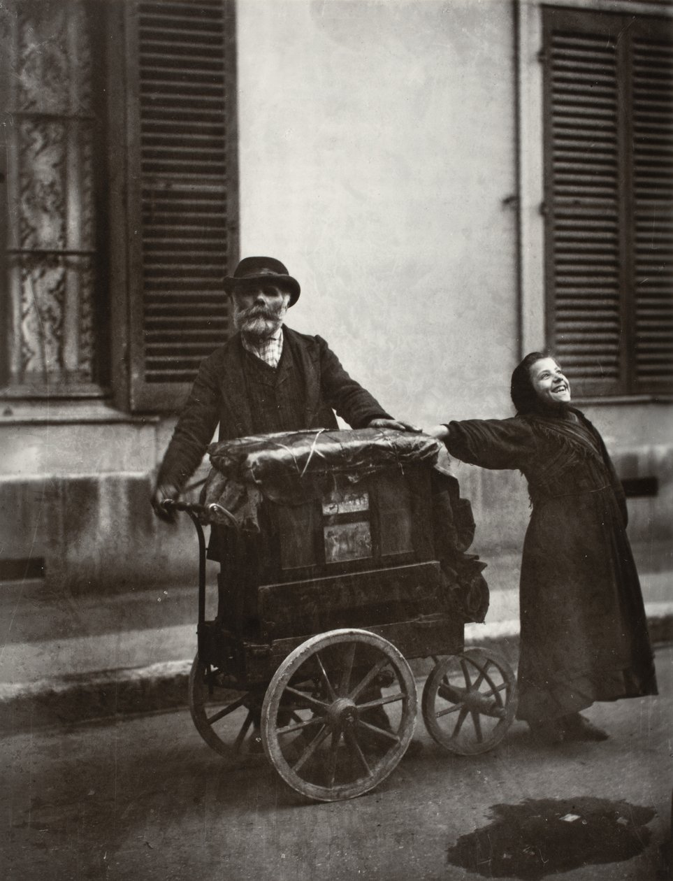 Músicos de rua de Eugène Atget