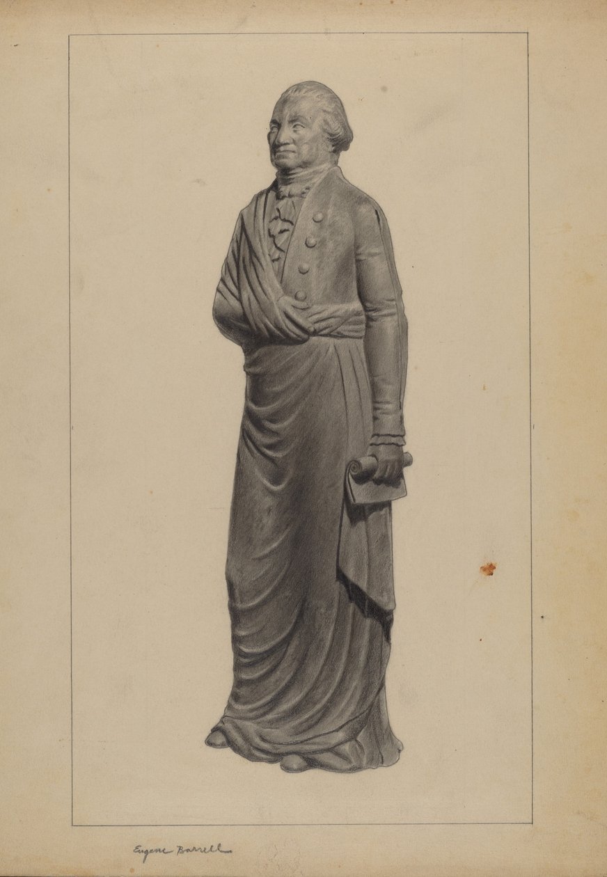 Figura de ferro fundido de Eugene Barrell