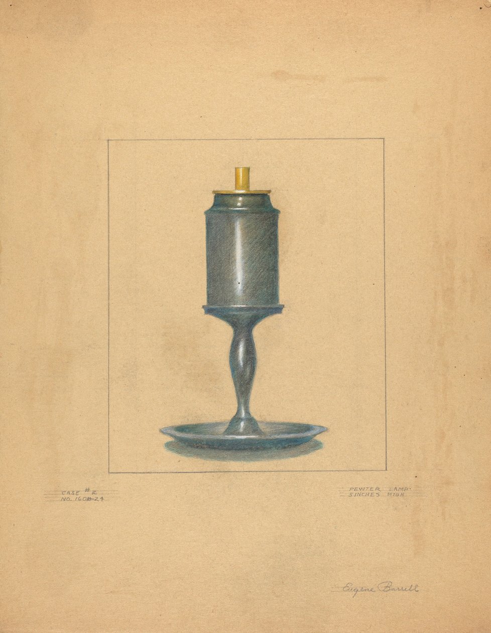 Lâmpada de estanho de Eugene Barrell