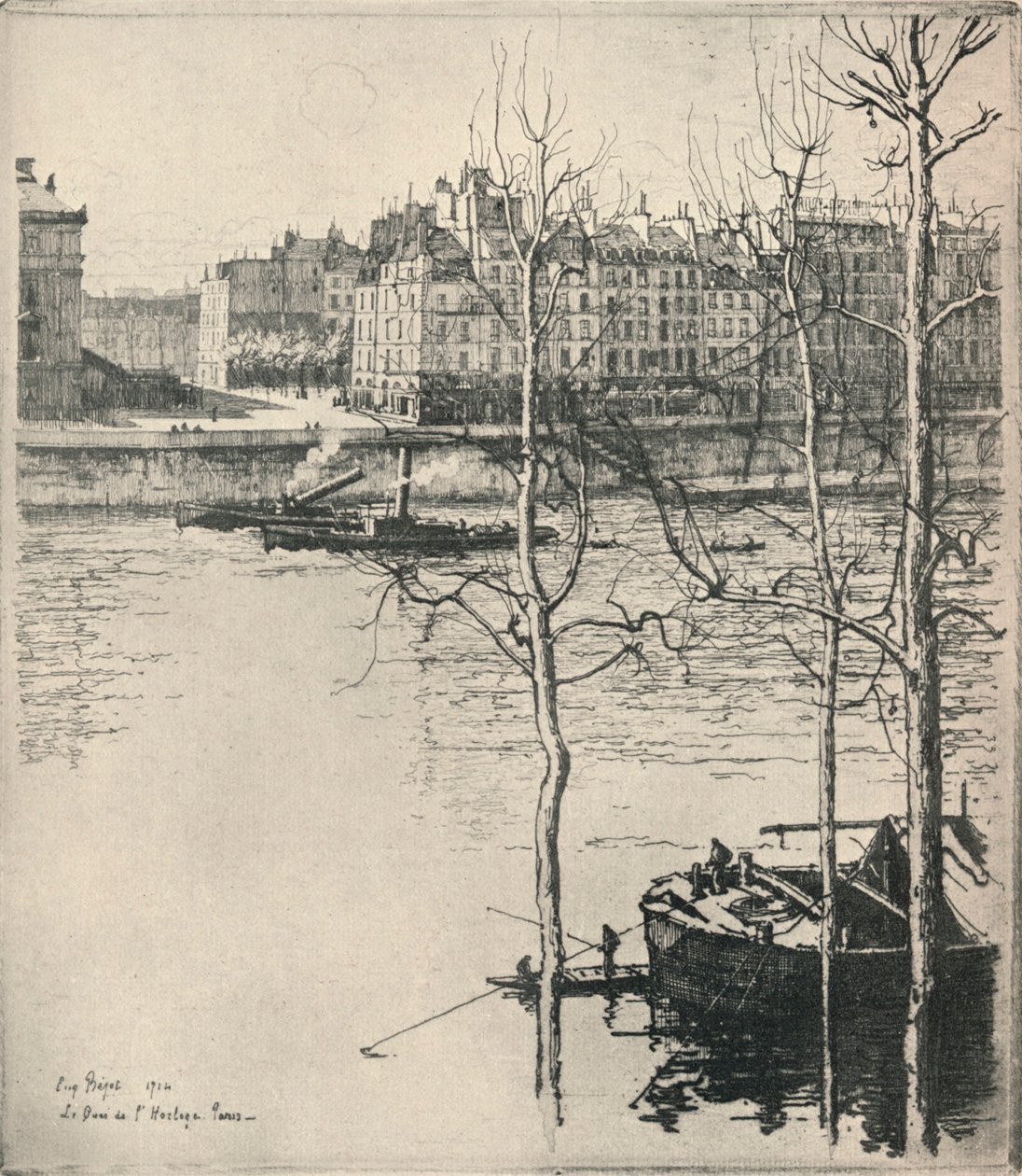 A Torre do Relógio, 1915 de Eugene Bejot