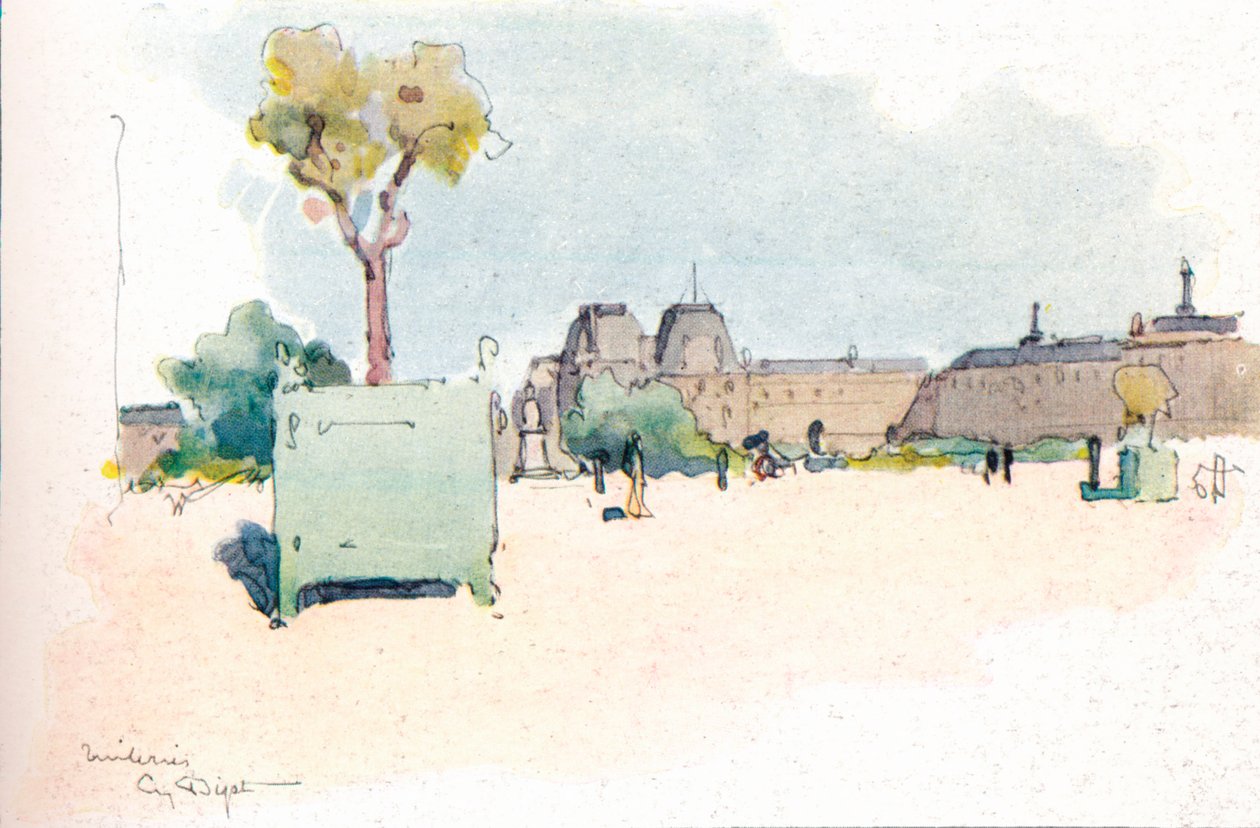 As Tulherias, 1915 de Eugene Bejot