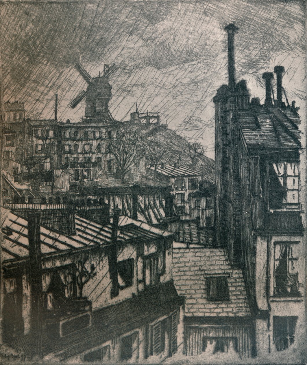 Montmartre, 1897 de Eugene Bejot