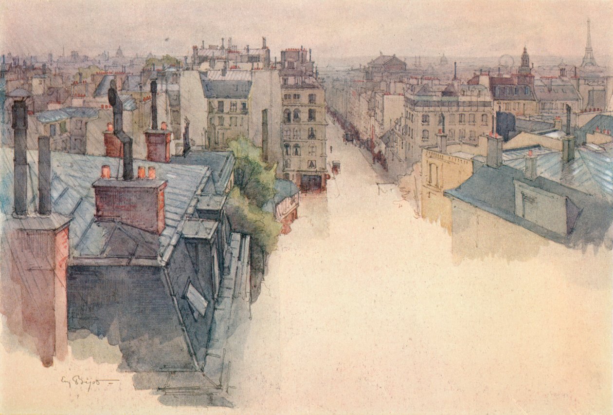 Paris vista de Montmartre, 1915 de Eugene Bejot