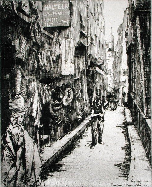 Parisian street, from 