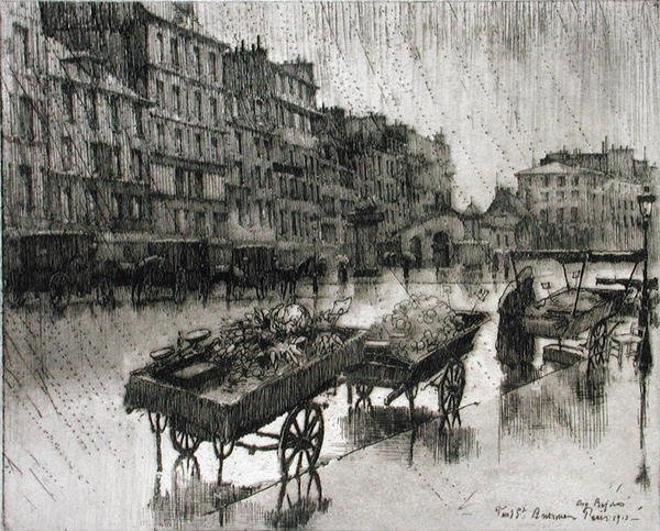 Santo Antônio, de "Du Ier au XXeme: Les Arondissements de Paris...", publicado em 1903 (gravura) de Eugene Bejot