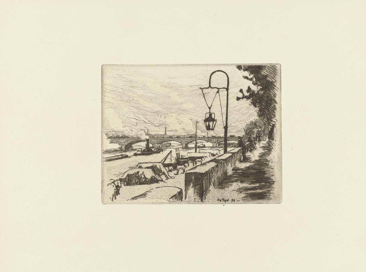 Cityscape com ponte Austerlitz e Sena em Paris
Pont d