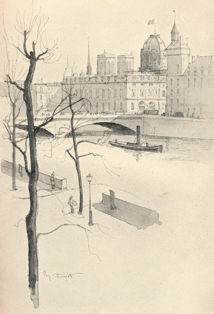 A Pont au Change, 1915 de Eugene Bejot