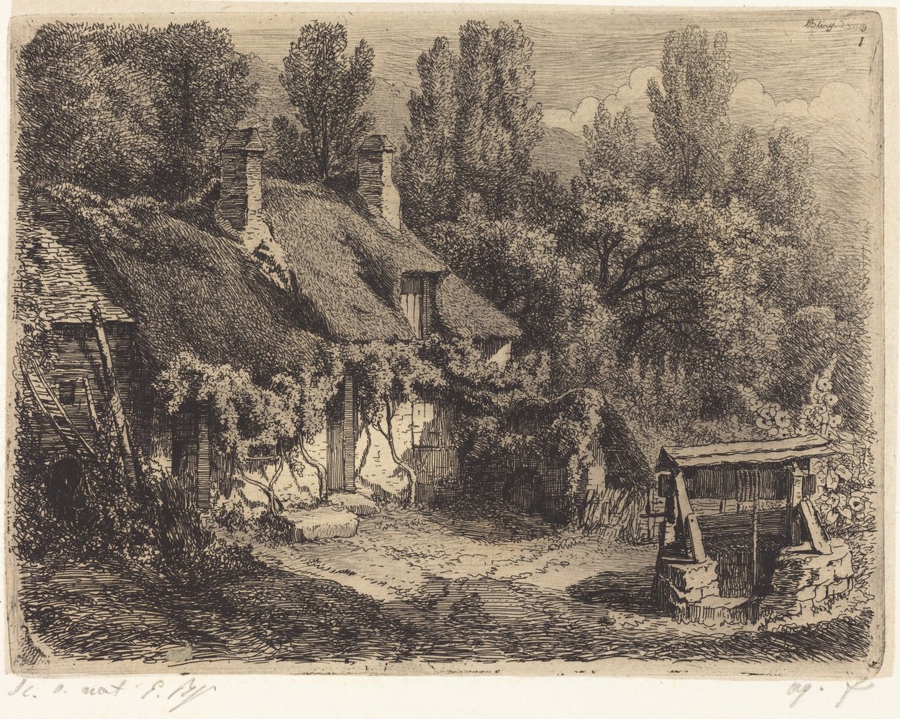 A casa de campo junto ao poço de Eugene Bléry