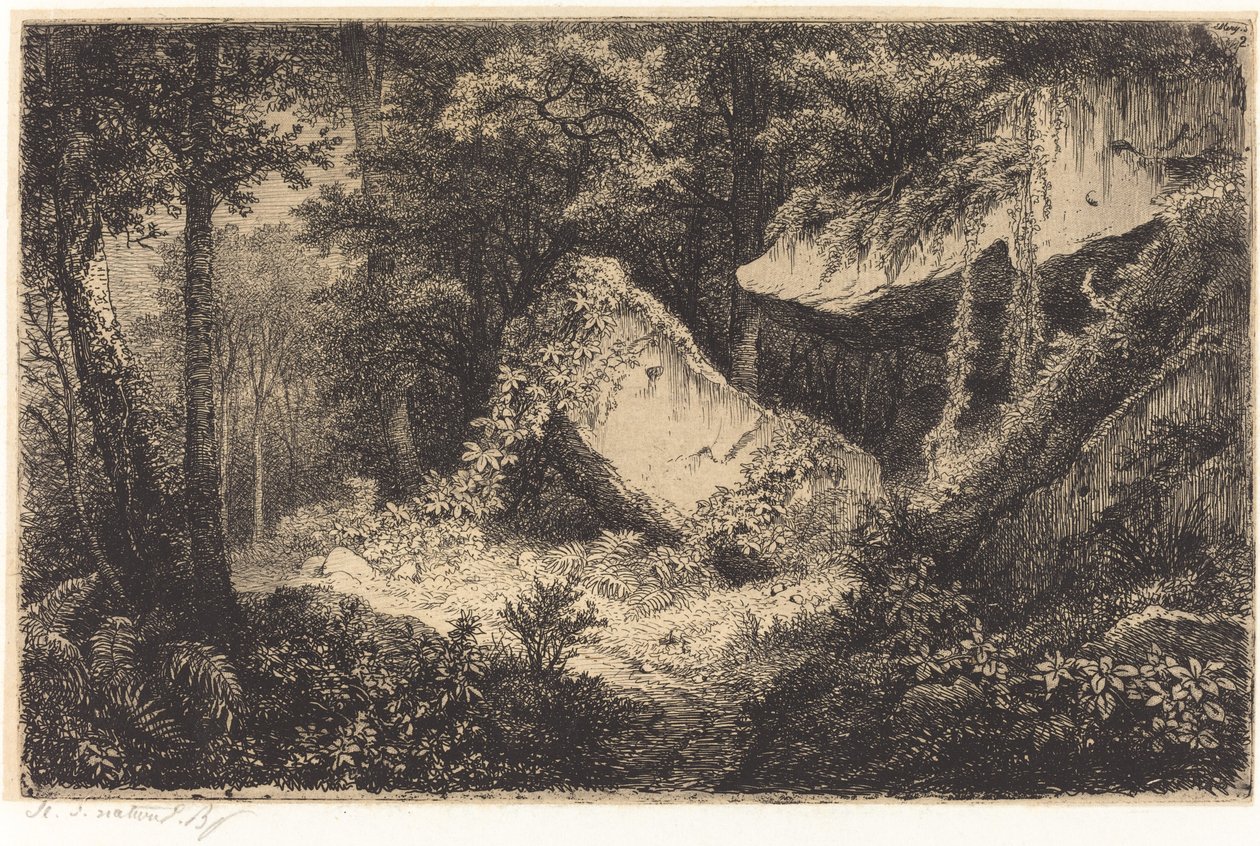 Rochas Brancas, publicado em 1849. de Eugene Bléry