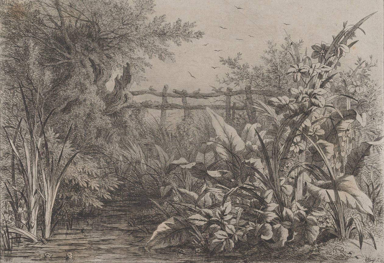 A Lagoa, 1857. de Eugene Bléry