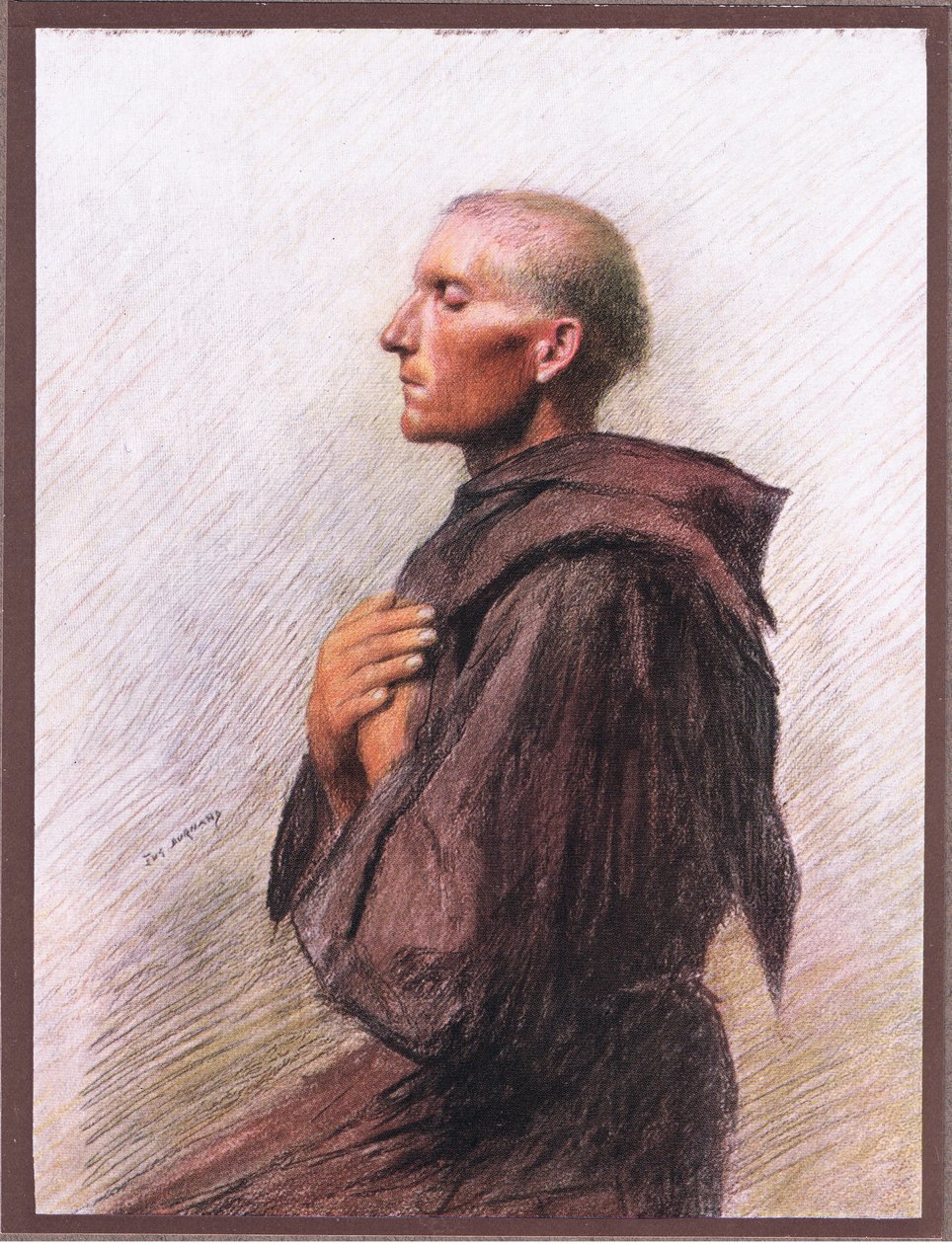 Friar Burnard of Quintavelle, 1919  de Eugene Burnand