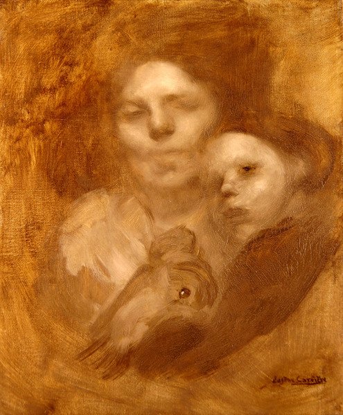 Mãe e filho de Eugène Carrière