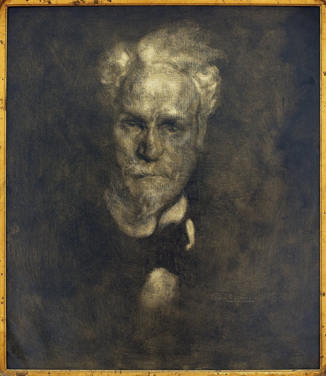 Retrato de Henri Rochefort (1831-1913), antes de 1896 (óleo sobre tela) de Eugène Carrière