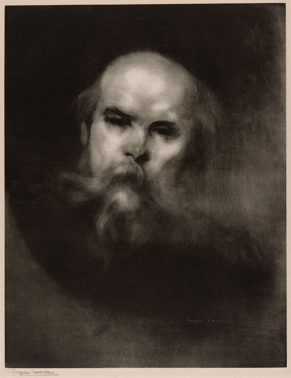 Retrato de Paul Verlaine de Eugène Carrière