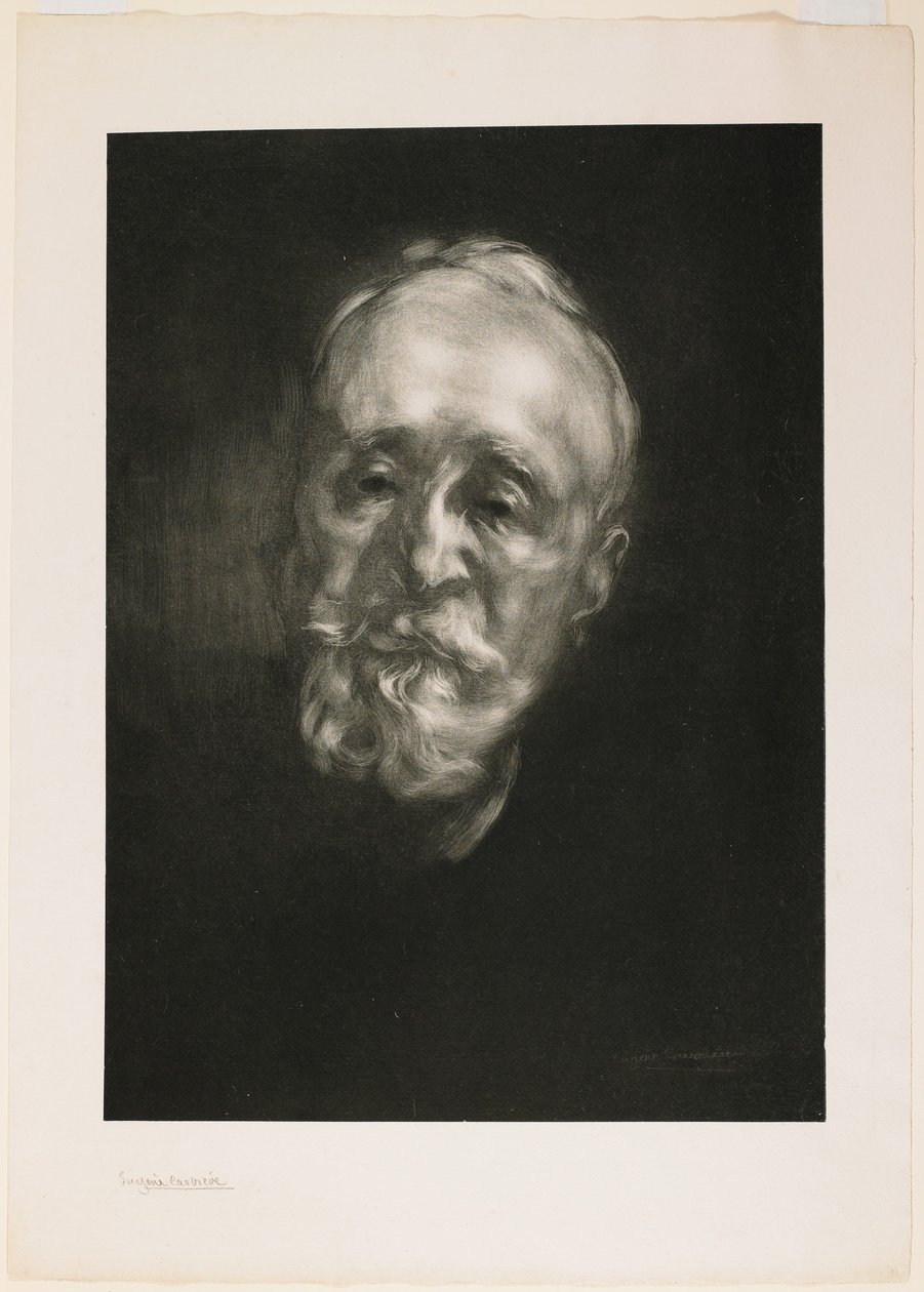 Puvis de Chavannes (Segunda prancha) de Eugène Carrière