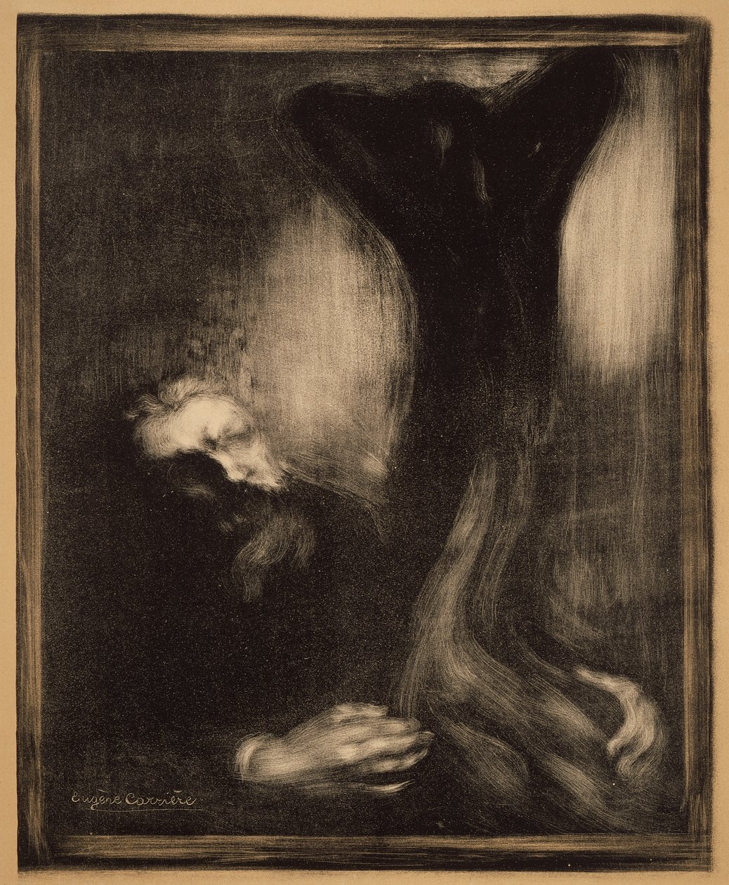 Rodin a esculpir de Eugène Carrière