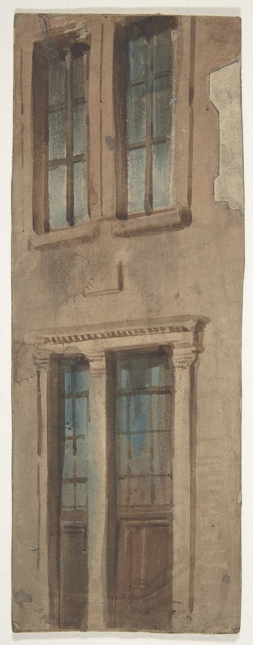 Projeto para um cenário na Ópera, Paris, 1830-90. de Eugene Ciceri
