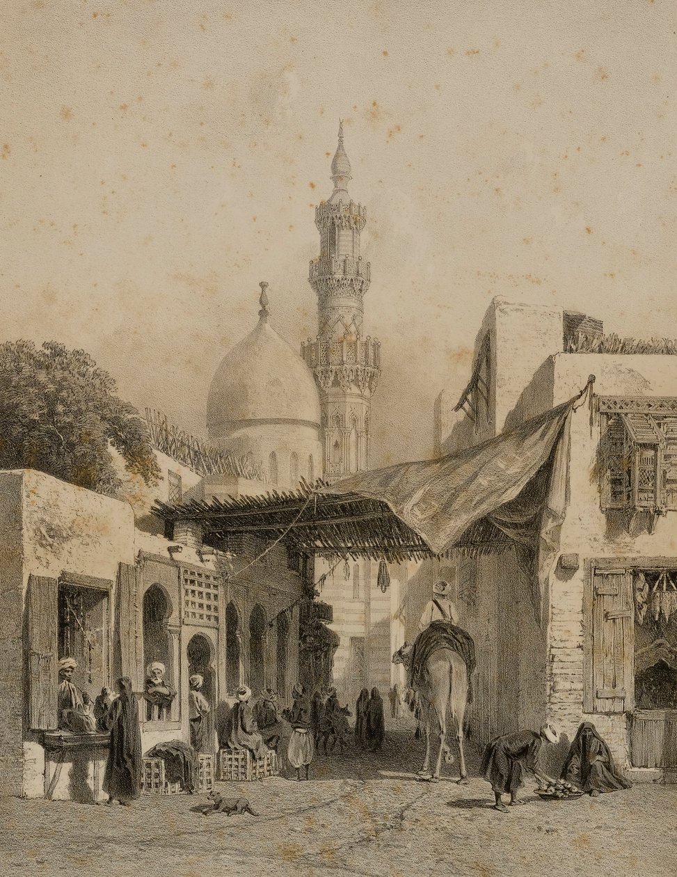 Mesquita de Aboulala em Boulaq de Eugene Ciceri