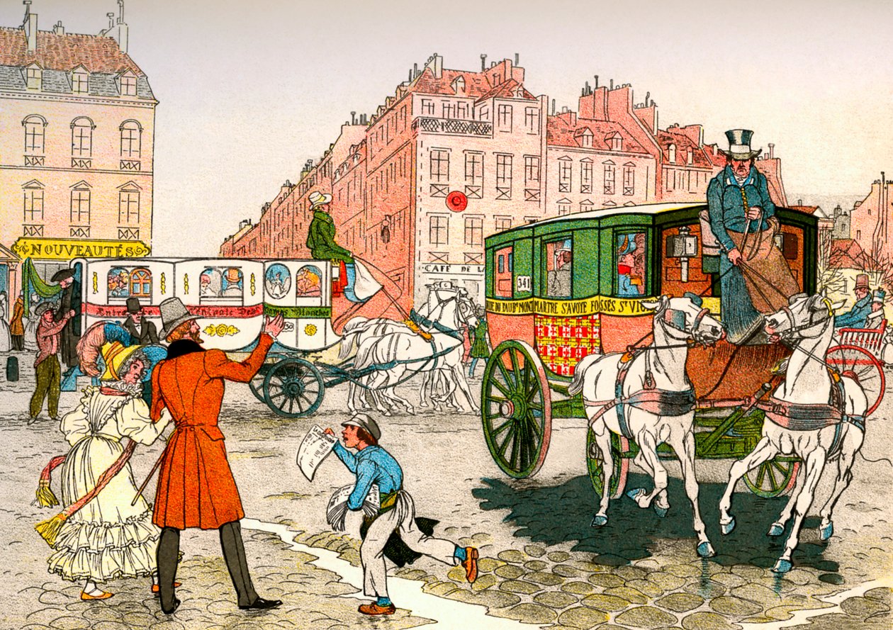 Os primeiros ônibus na França de Eugene Courboin