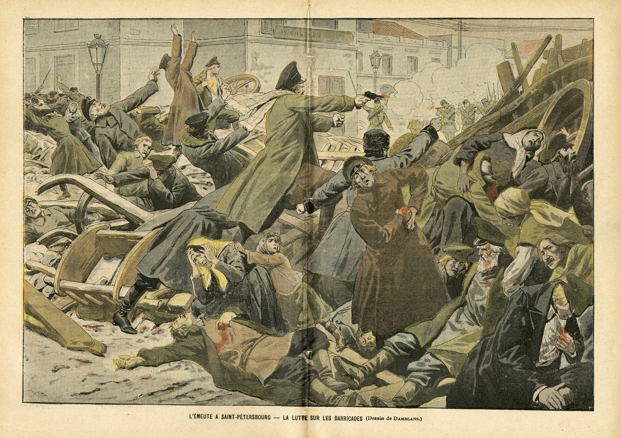 Ilustração por Eugene Damblans (1865-1945) em Le Pelerin, 05/02/05 - L