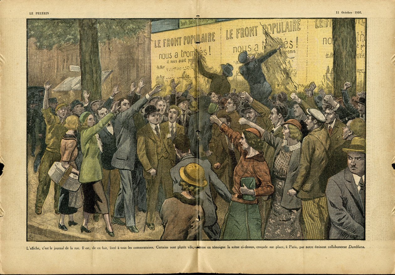 Ilustração de Eugene Damblans (1865-1945) em Le Pelerin de Eugene Damblans
