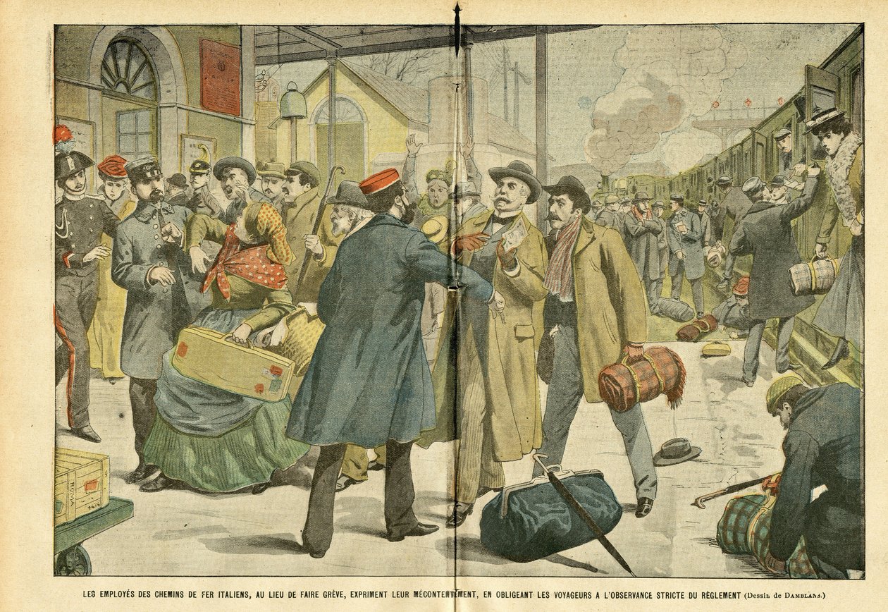 Ilustração de Eugene Damblans (1865-1945) em Le Pelerin de Eugene Damblans