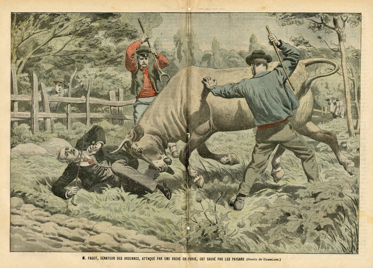 Ilustração de Eugene Damblans (1865-1945) em Le Pelerin de Eugene Damblans
