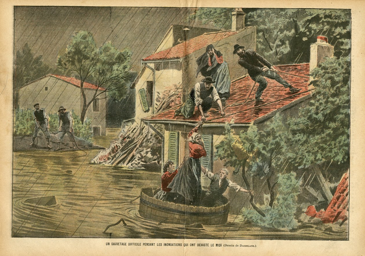 Ilustração de Eugene Damblans (1865-1945) em Le Pelerin de Eugene Damblans