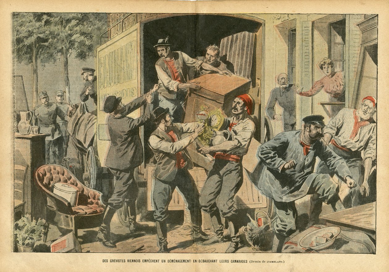 Ilustração de Eugene Damblans (1865-1945) em Le Pelerin de Eugene Damblans