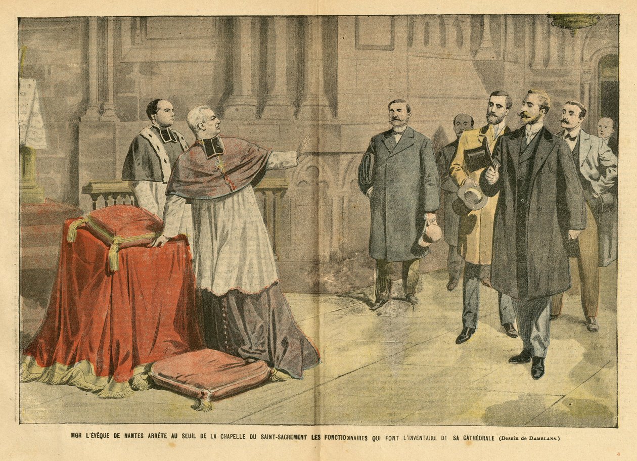 Ilustração de Eugene Damblans (1865-1945) em Le Pelerin, 09/12/06 - MGR l
