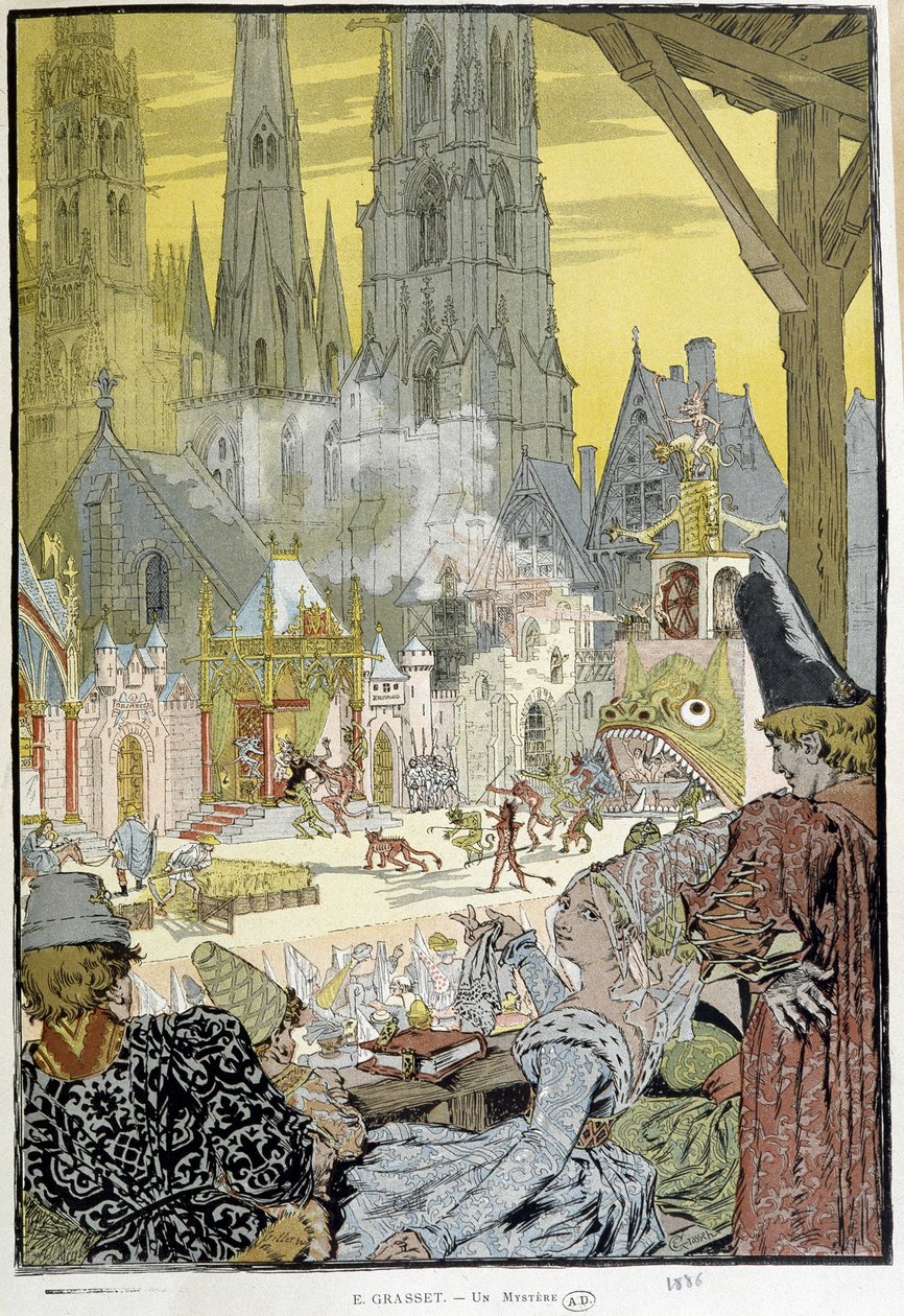 Um Mistério da Idade Média por Grasset de Eugene Grasset