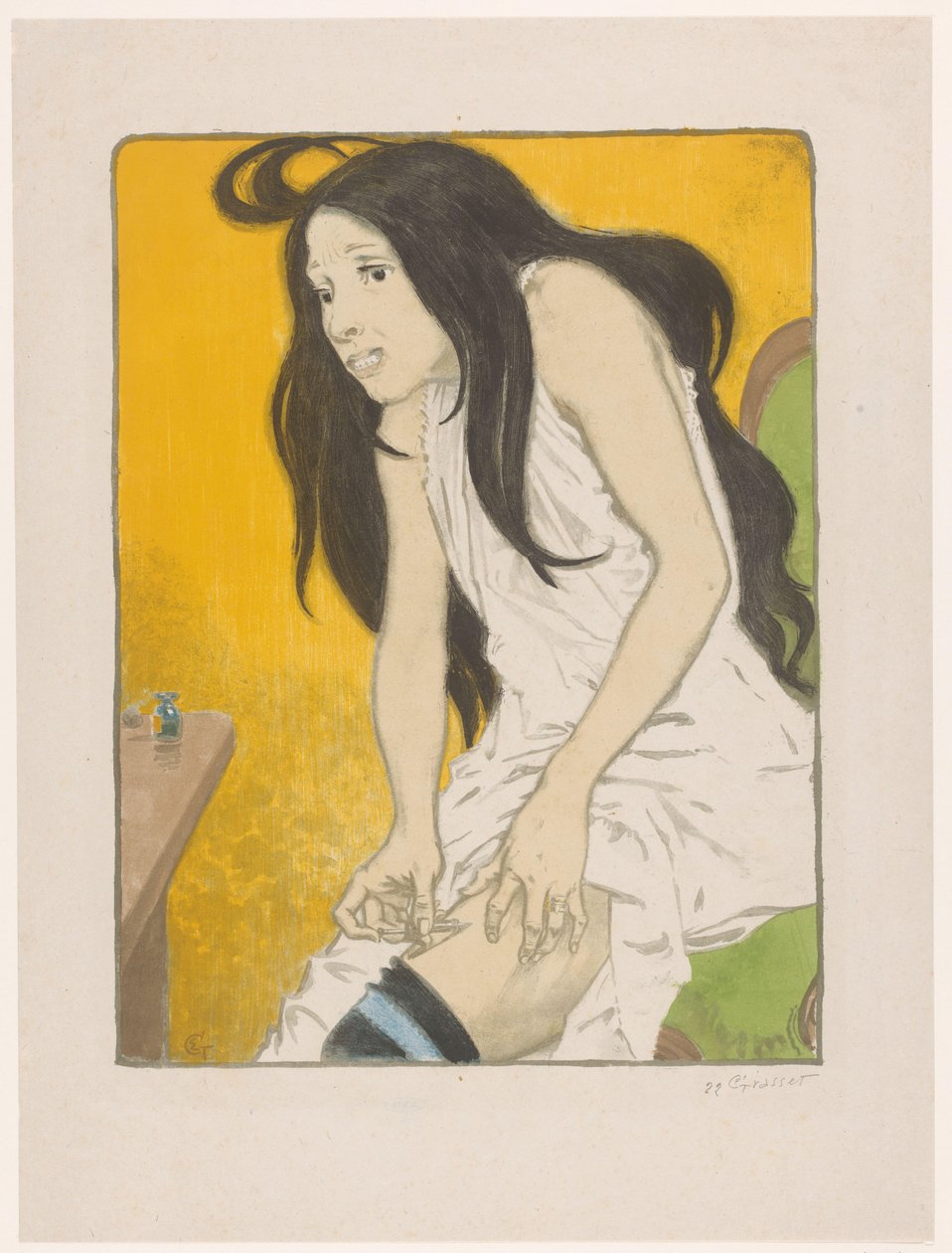 Mulher viciada em morfina
La Morphinomane de Eugene Grasset